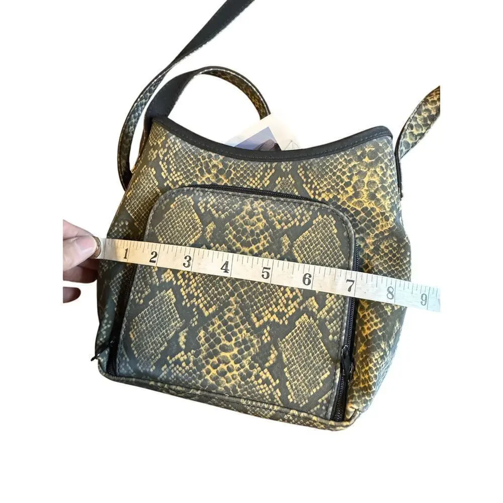 Koltov Small Snake Print Crossbody New with Tags
